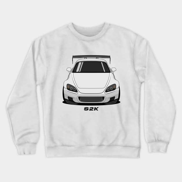 S2K White Crewneck Sweatshirt by turboosted